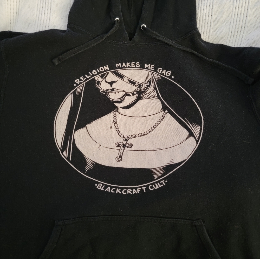 Black Graphic Hoodie